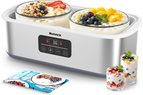 Yogurt maker with glass - yogurt, jars